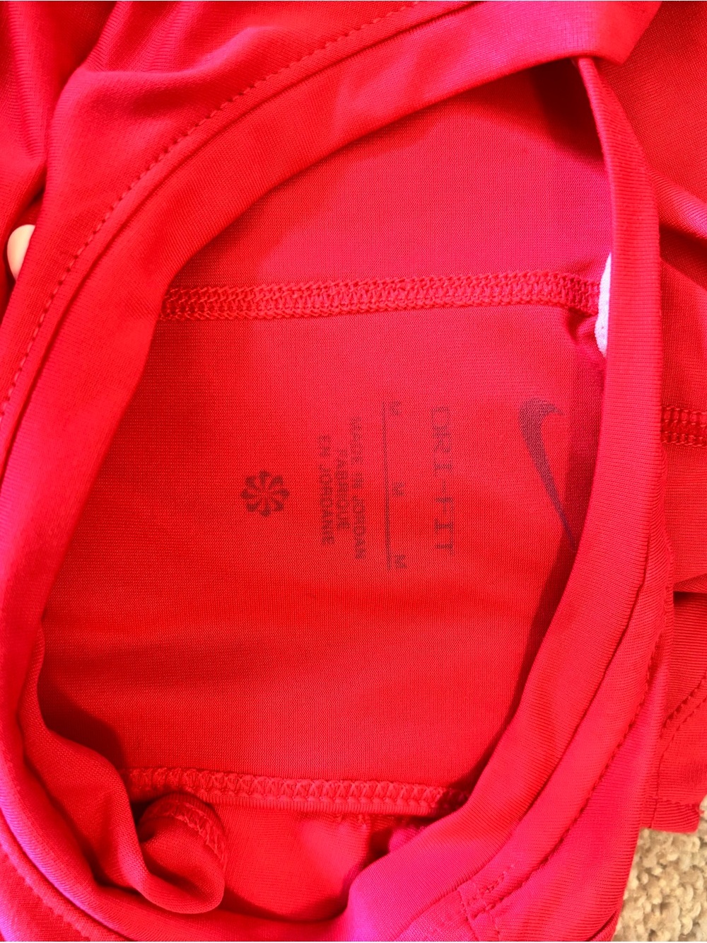 Nike Bright Pink Racerback Performance Tank Top - Picture 3 of 3